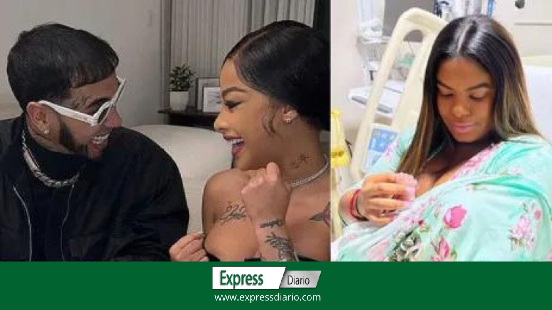 La supuesta hija de Anuel AA y modelo colombiana nació tres días después de casarse con Yailin