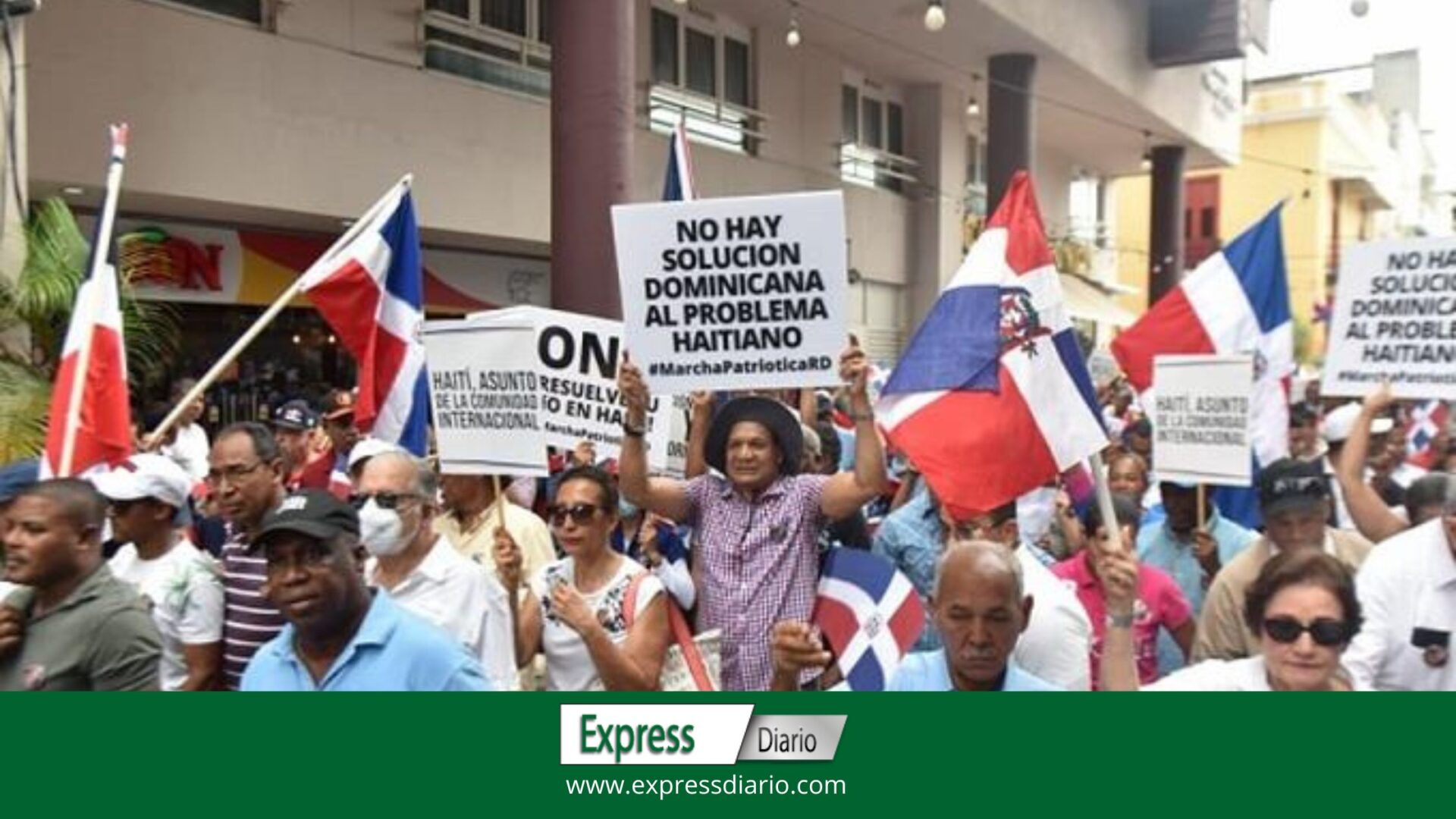 Marcha patriótica clama una solución para Haití, pero en Haití Marcha patriótica clama una solución para Haití, pero en Haití