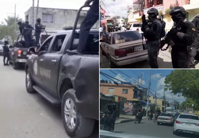 Autoridades realizan operativo conjunto contra la delincuencia en varios sectores de Villa Mella