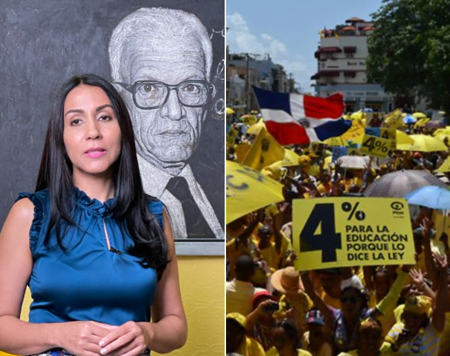 Claudia Rita Abreu ve incongruencias en actores que lucharon por el 4% para la educación Claudia Rita Abreu ve incongruencias en actores que lucharon por el 4% para la educación