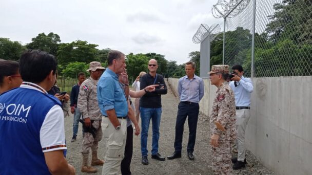 Delegación de la Unión Europea visita el Cesfront de Dajabón