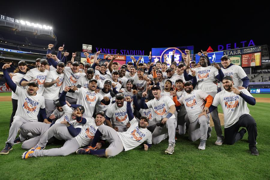 Los Astros barren a los Yankees y se enfrentarán a los Filis en la Serie Mundial