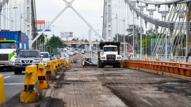 Obras en puente Duarte están en etapa final, dice Ministerio de Obras Públicas