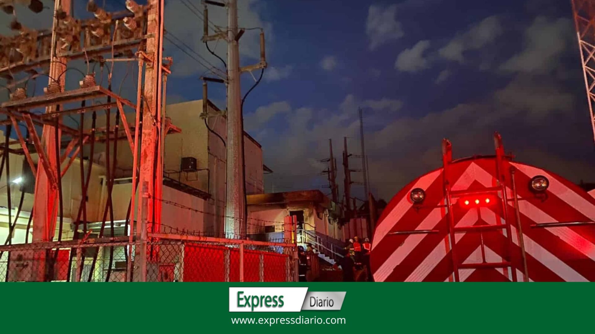 Sofocan incendio en subestación eléctrica Edeeste en Gascue