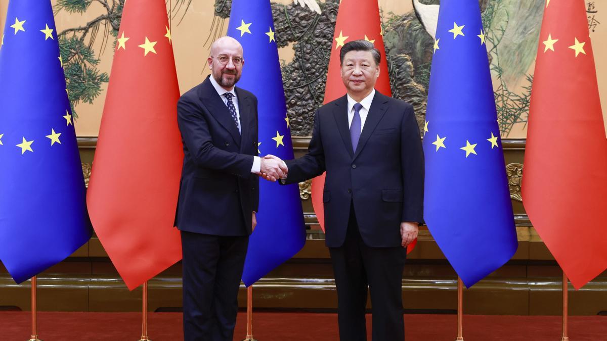 Michel pide a Xi que use su influencia para detener a Rusia Michel pide a Xi que use su influencia para detener a Rusia