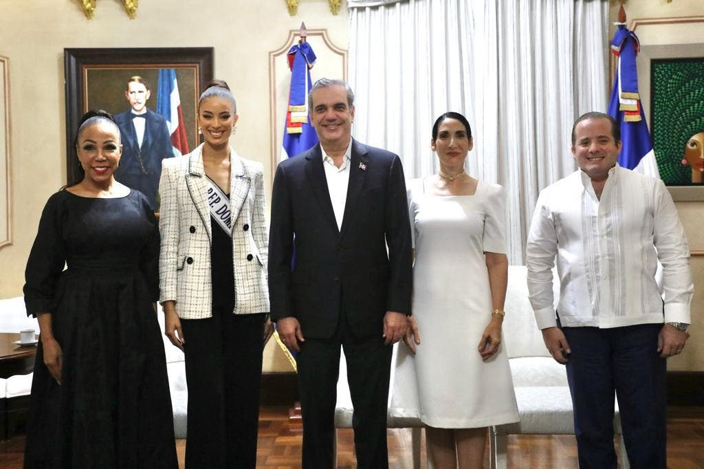 Abinader recibe a Miss República Dominicana, Andreina Martínez Abinader recibe a Miss República Dominicana, Andreina Martínez