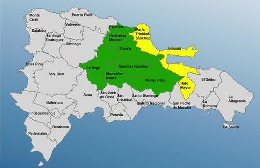COE mantiene en alerta a 10 provincias por incidencia de vaguada COE mantiene en alerta a 10 provincias por incidencia de vaguada
