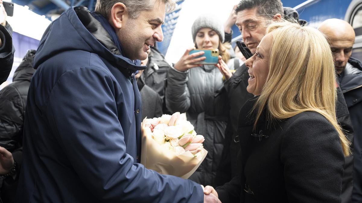 Meloni tacha desde Kiev de 