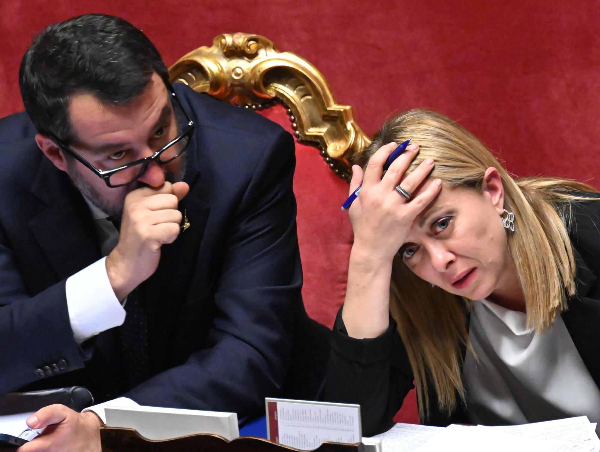 Arrecian las críticas contra Meloni por el 