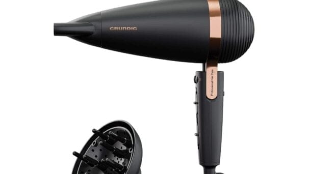 Secador de pelo con tecnología de iones, de Grundig
