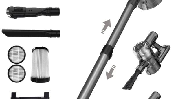 Aspiradora escoba Proscenic P12 con tecnología Vertect Light