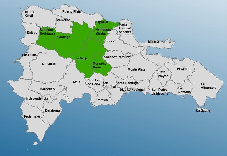 COE emite alerta verde para seis provincias COE emite alerta verde para seis provincias