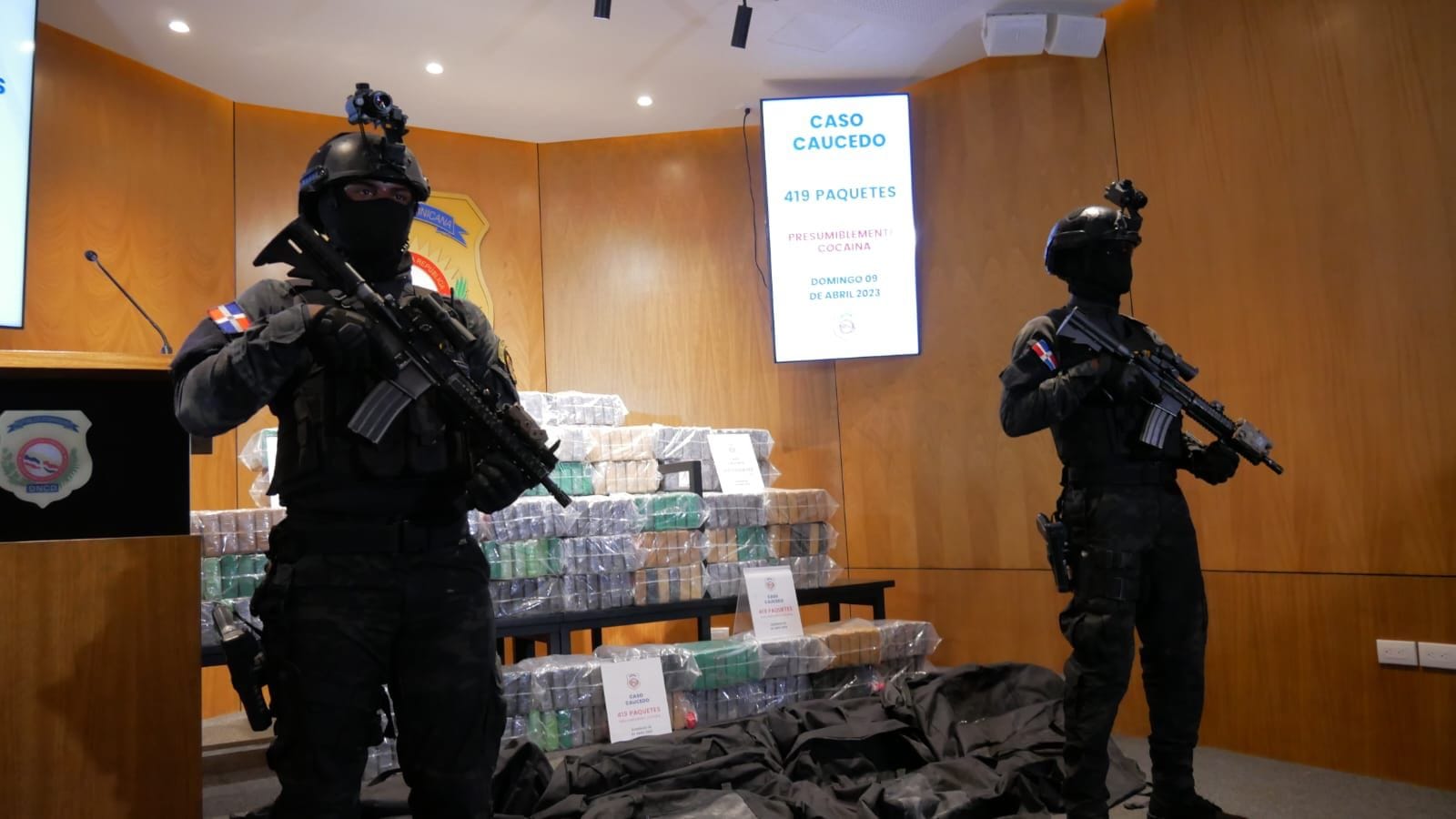 Decomisan 419 paquetes de cocaína, camuflados en bolsas de café, con destino a Bélgica