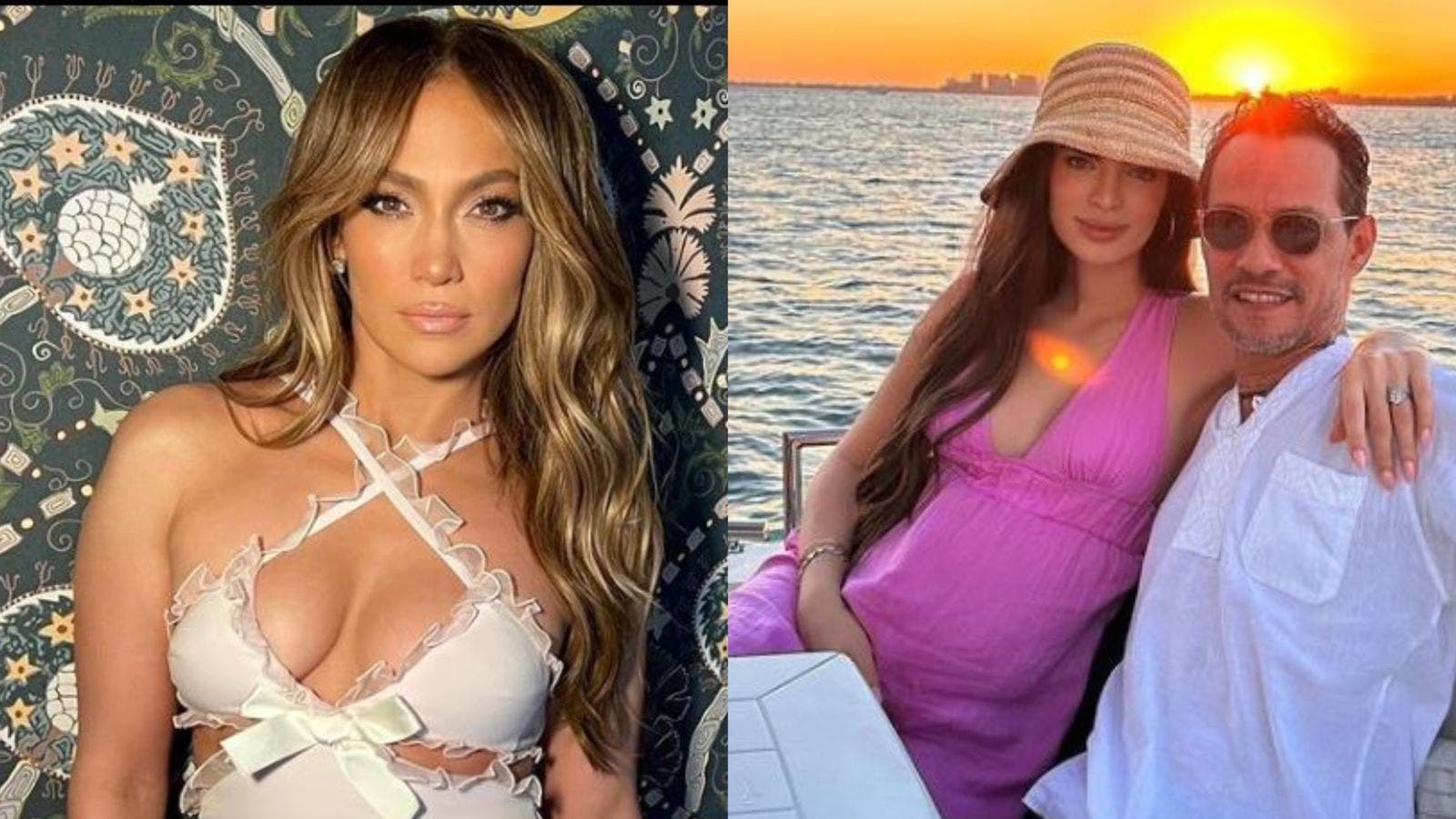 Jennifer Lopez sobre la boda y embarazo de Marc Anthony con Nadia Ferreira Jennifer Lopez sobre la boda y embarazo de Marc Anthony con Nadia Ferreira