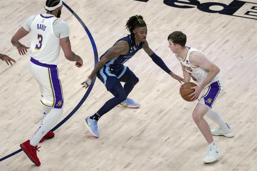 Los Lakers marcan la primera ronda y Morant se lesiona en Grizzlies