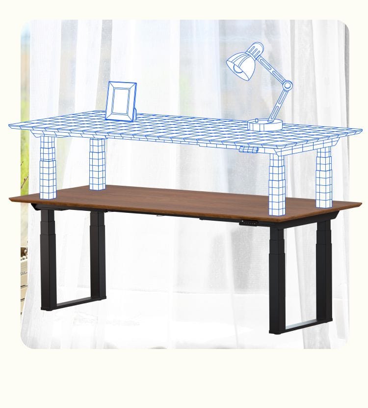 Escritorio tecnológico elevable E7Q, de FlexiSpot