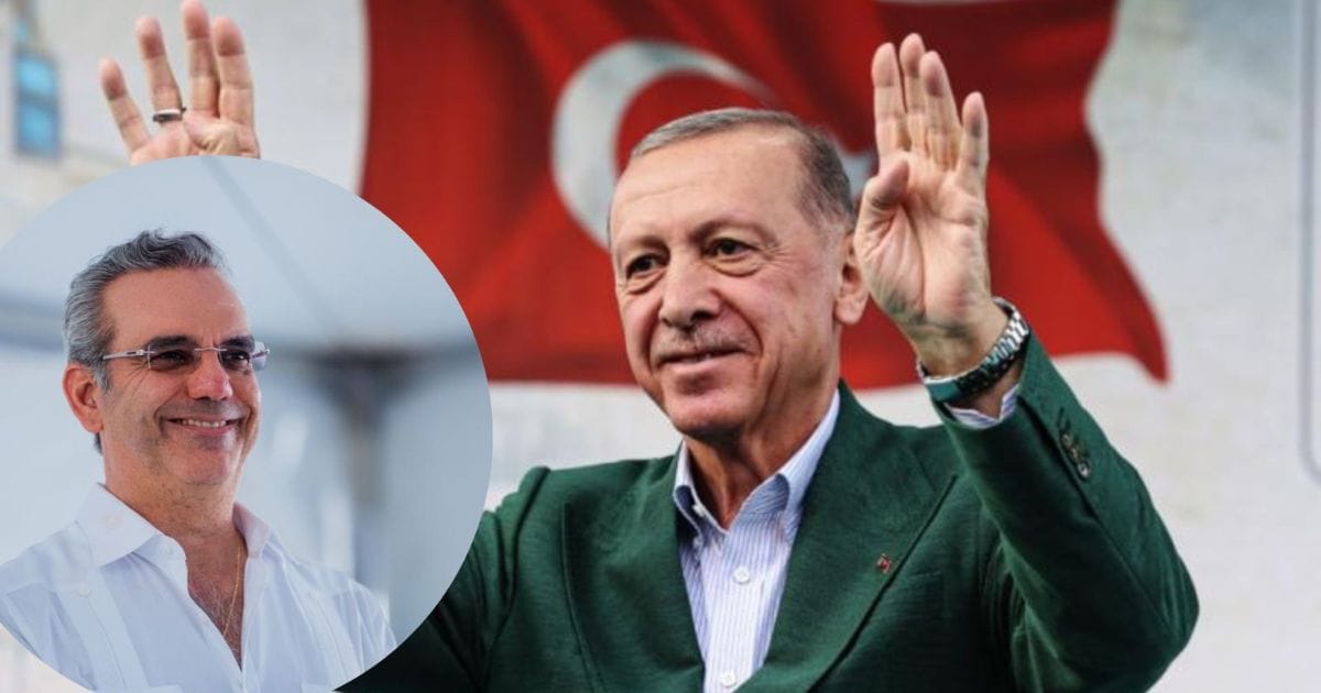 Luis Abinader felicita a Erdogan por su reelección en las presidenciales turcas Luis Abinader felicita a Erdogan por su reelección en las presidenciales turcas