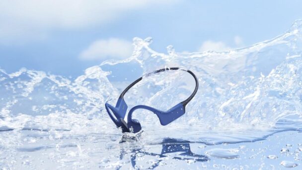 Auriculares de conducción ósea para natación