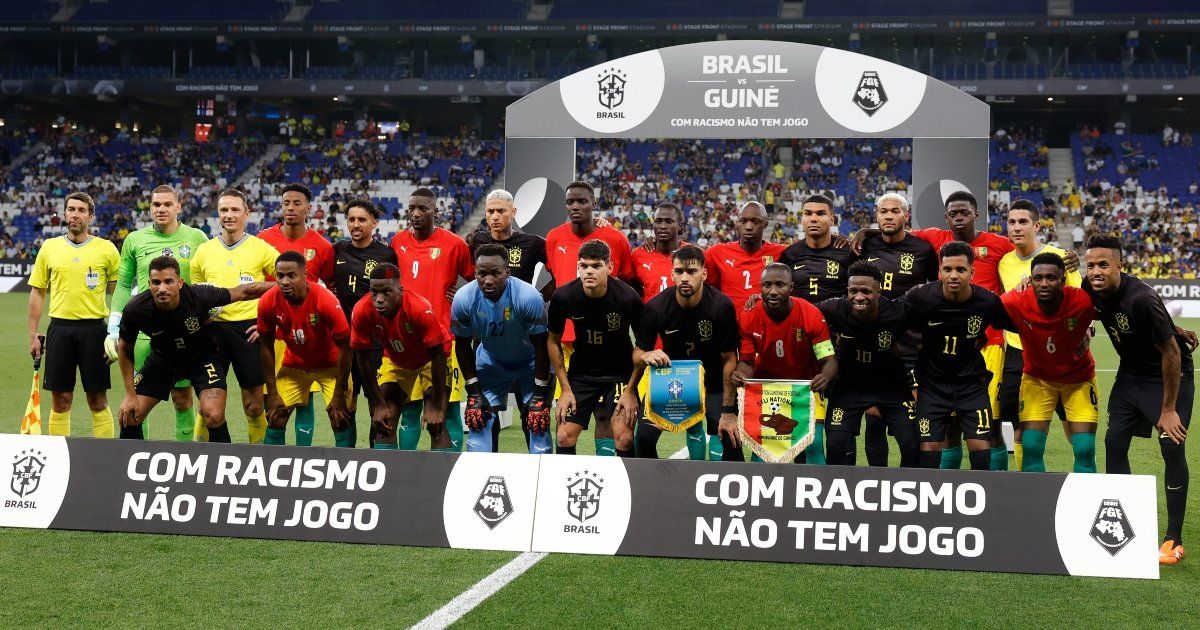 Brasil viste el uniforme negro por primera vez Brasil viste el uniforme negro por primera vez