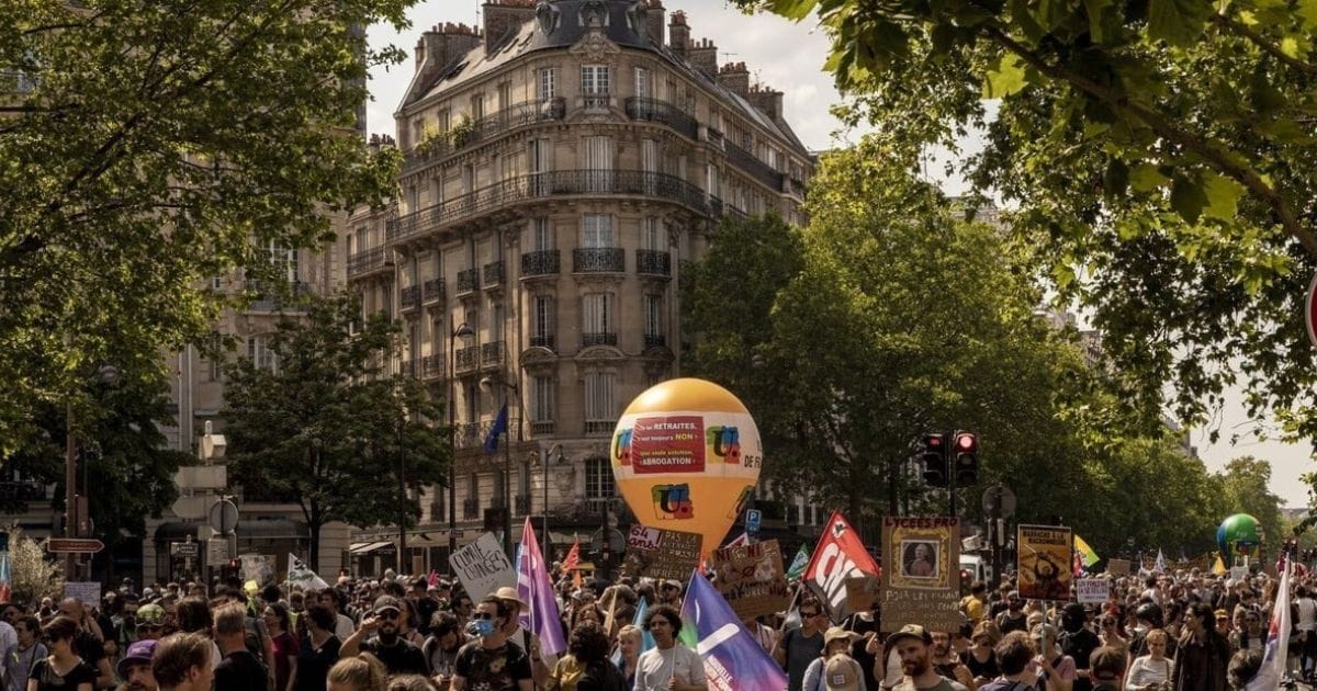 El último intento de la intersindical en Francia contra la reforma de la jubilación