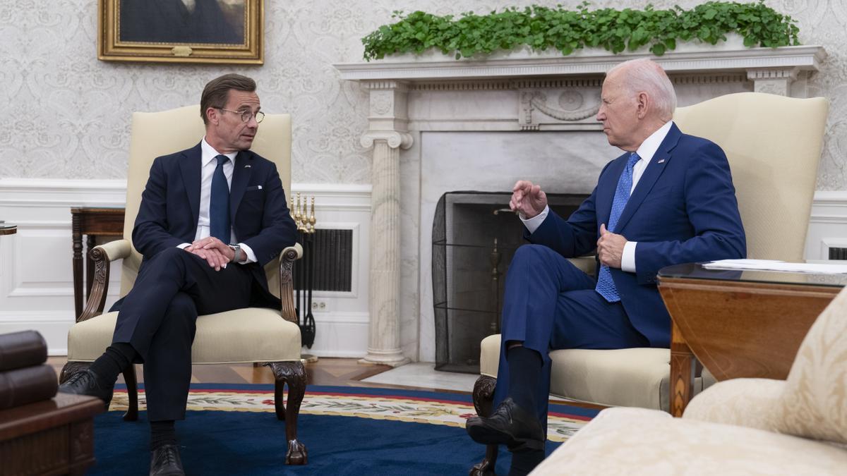 Biden reitera ante Kristersson su apoyo “total” a la entrada de Suecia en la OTAN, frenada por Turquía Biden reitera ante Kristersson su apoyo “total” a la entrada de Suecia en la OTAN, frenada por Turquía