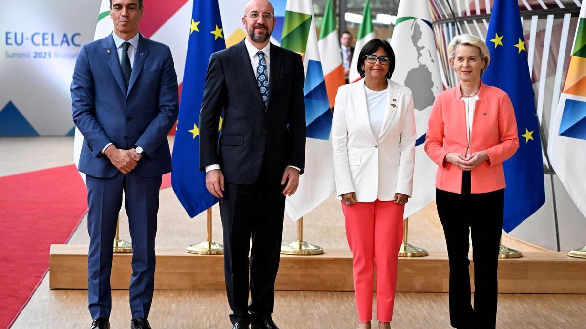 La UE permite la entrada de la vicepresidenta de Venezuela a pesar de las sanciones La UE permite la entrada de la vicepresidenta de Venezuela a pesar de las sanciones