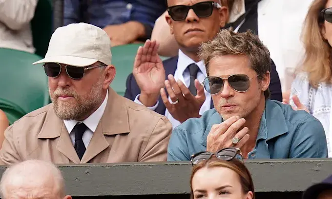 La presencia de Brad Pitt en la final de Wimbledon revolucionó las redes sociales La presencia de Brad Pitt en la final de Wimbledon revolucionó las redes sociales