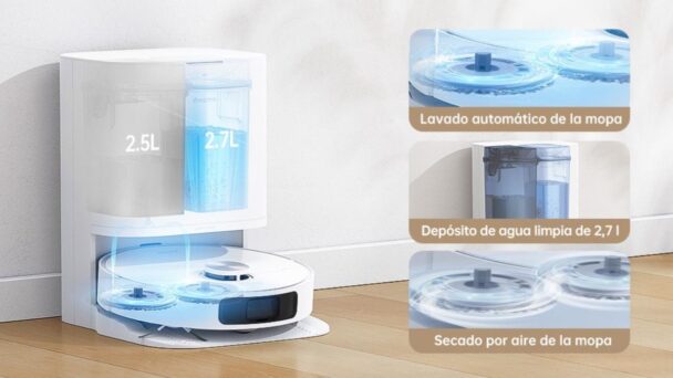 Dreame presenta el robot aspirador L10 Prime que suma fregado y secado