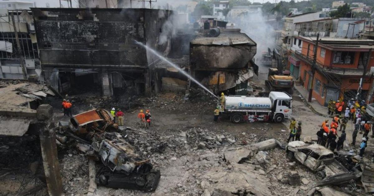 Hallan más cuerpos tras explosión en San Cristóbal Hallan más cuerpos tras explosión en San Cristóbal