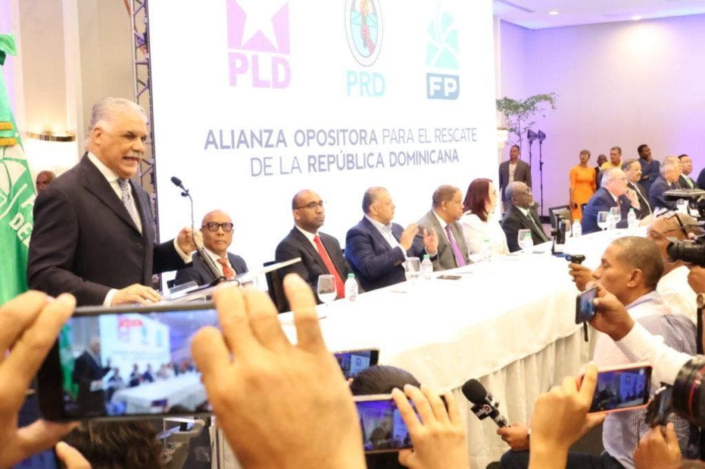 PLD, FP y PRD anuncian pacto a nivel municipal y presidencial