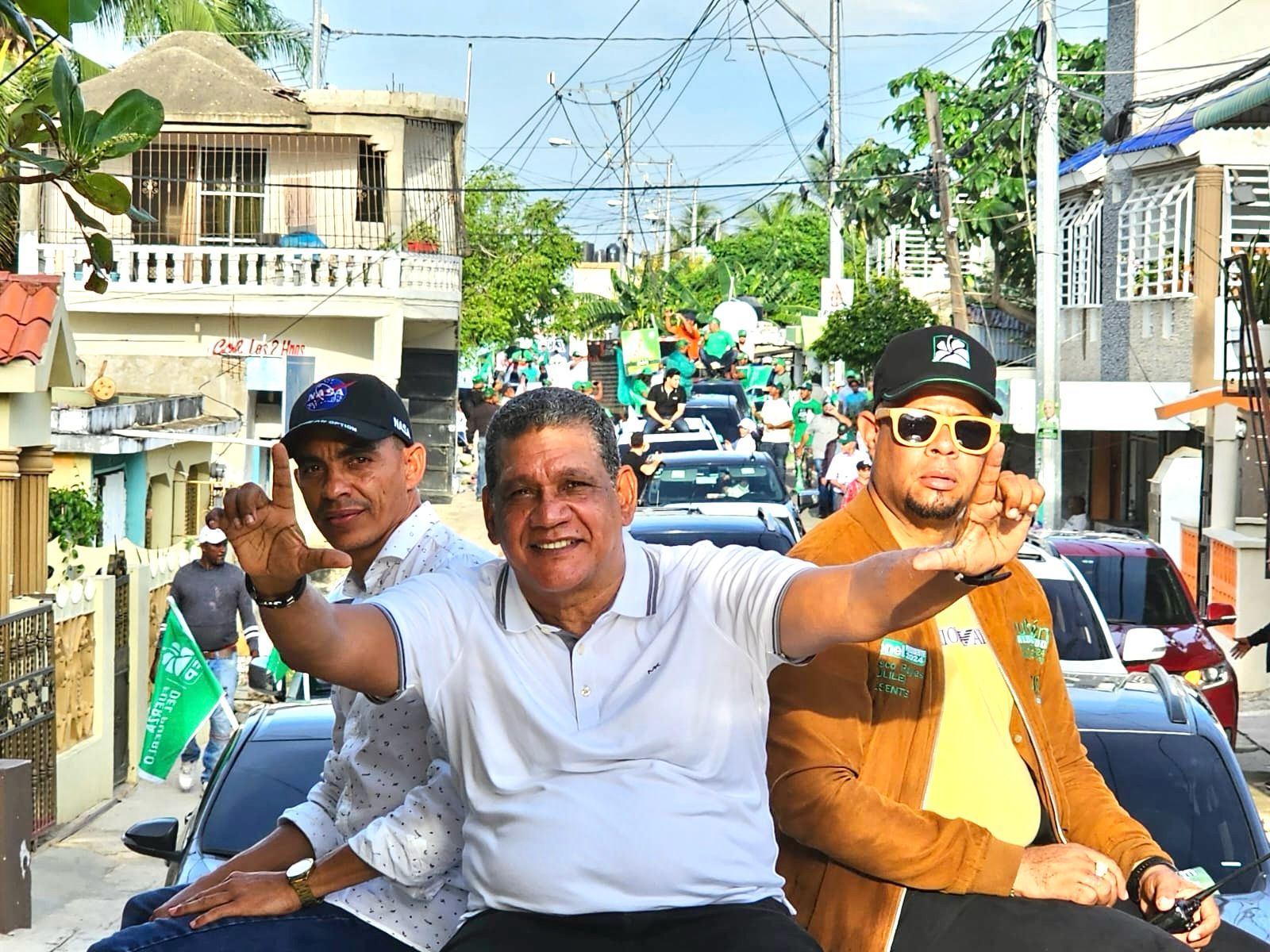 Fuerza del Pueblo realiza marcha de protesta en Los Alcarrizos y Pedro Brand