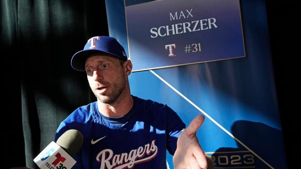 Scherzer será titular para el Juego 3 de la Serie Mundial de los Rangers