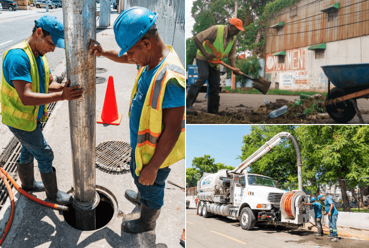 Alcaldía de DN intensifica labores preventivas ante posibles lluvias por perturbación tropical
