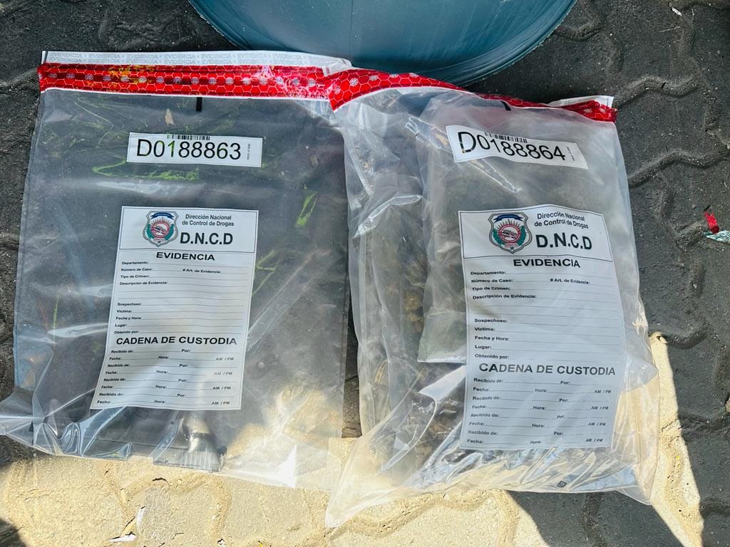 Autoridades incautan tres paquetes de marihuana y una pistola;  arrestan a uno