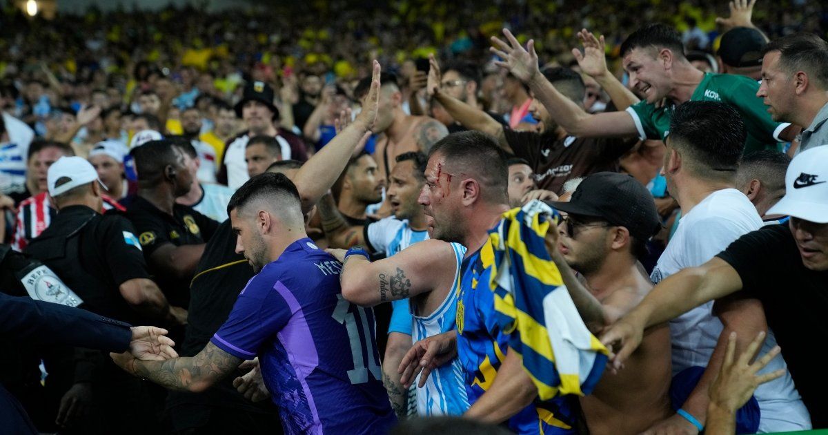 FIFA abre expediente disciplinario por disturbios en partido entre Brasil y Argentina