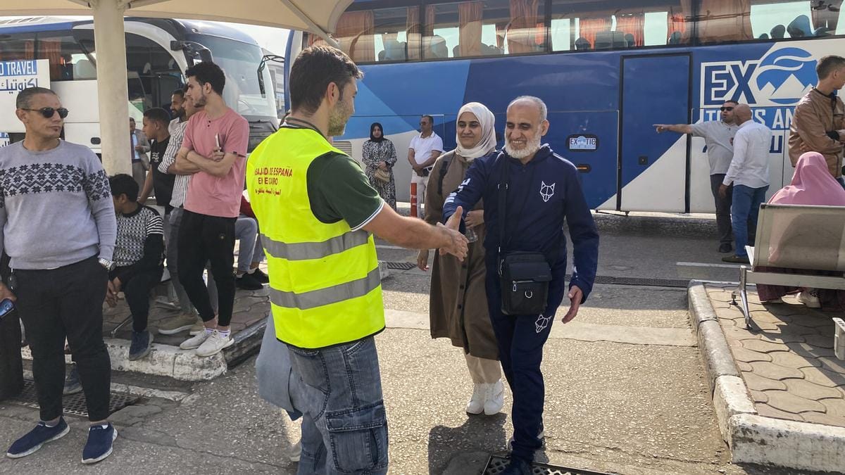 Llegan a Madrid españoles evacuados de Gaza en una operación conjunta de Defensa y Exteriores