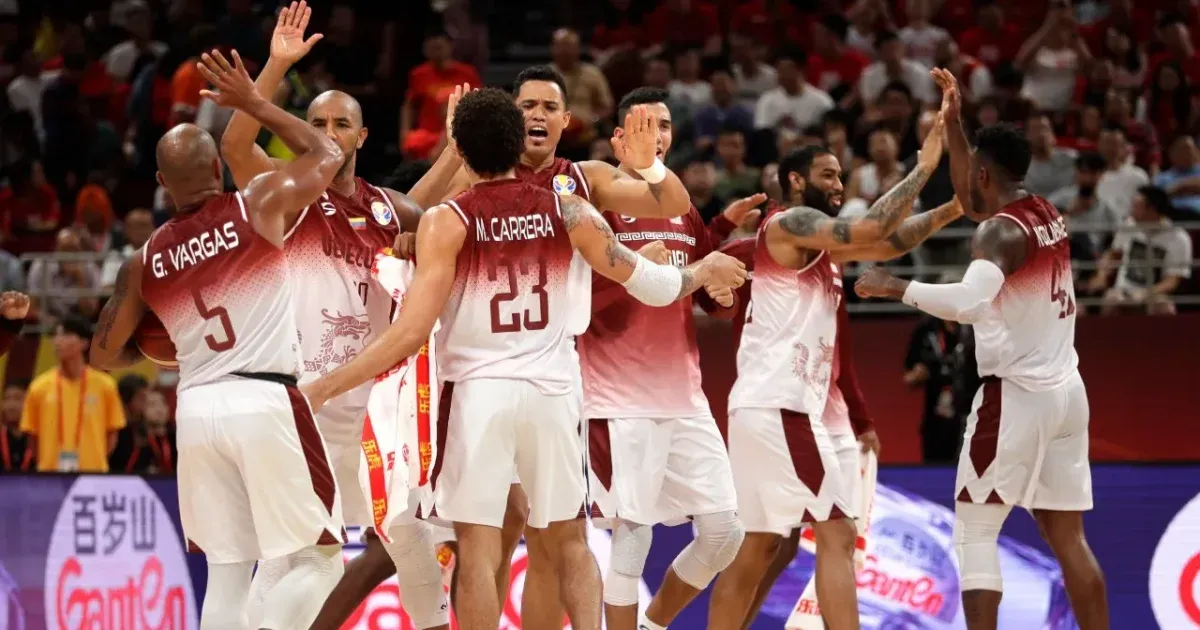 Venezuela toma un segundo aire en el baloncesto de Santiago 2023