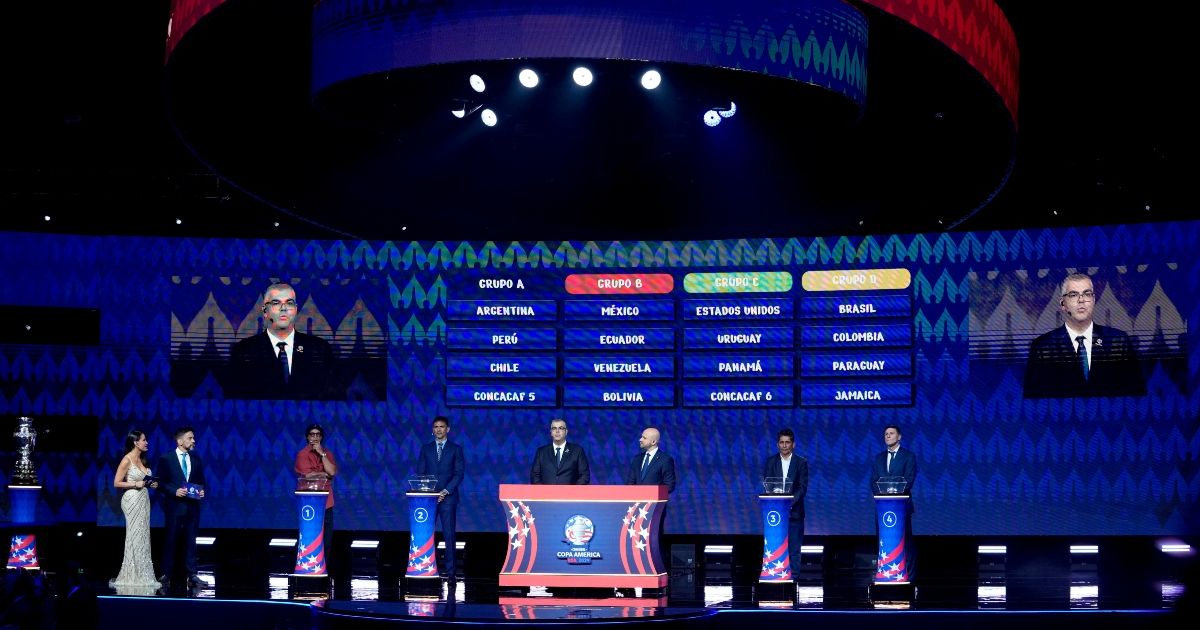 Estos son los grupos para la Copa América EEUU 2024