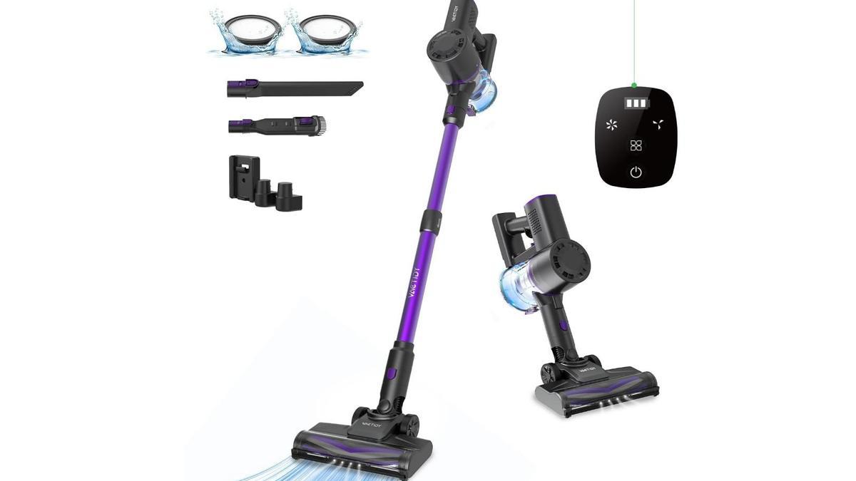 Aspiradora Blitz V8 Pro, con cepillos mejorados y filtración al 99,97% Aspiradora Blitz V8 Pro, con cepillos mejorados y filtración al 99,97%
