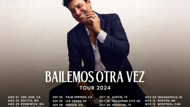 Después de cinco años, Chayanne regresa a los escenarios con su gira “BAILEMOS OTRA VEZ TOUR 2024”