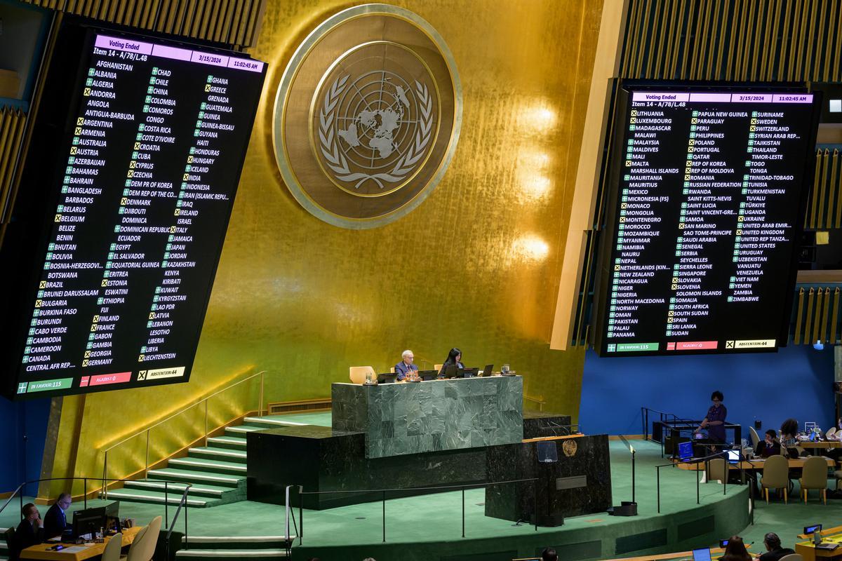 La Asamblea General de la ONU adopta su primera resolución para regular la Inteligencia Artificial La Asamblea General de la ONU adopta su primera resolución para regular la Inteligencia Artificial