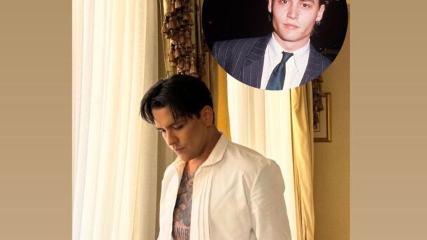 Christian Nodal y Johnny Depp: ¿Gemelos separados al nacer?