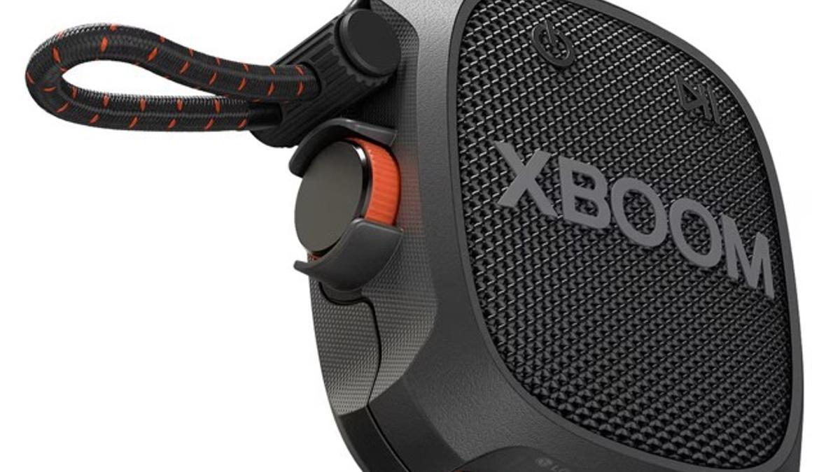 Altavoz portátil LG Xboom Go XG2T, buen sonido y resistencia militar