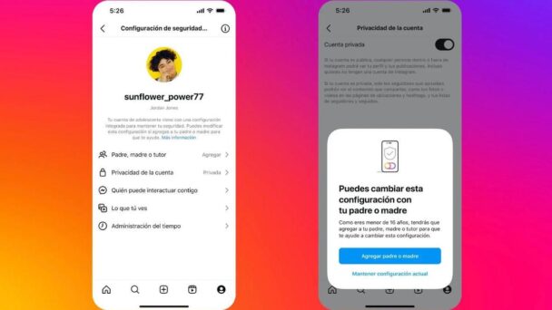 Instagram crea una nueva cuenta de adolescente con restricciones y más control parental
