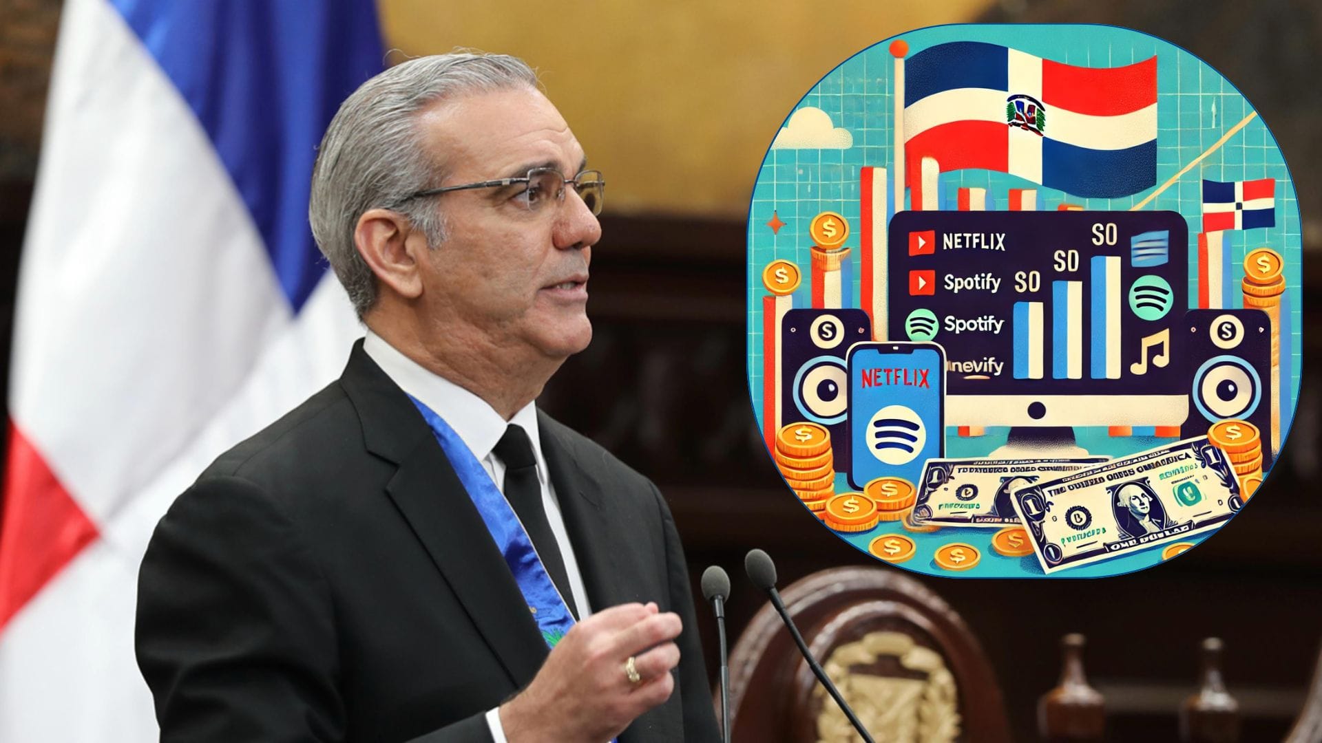 ¡NETFLIX, SPOTIFY Y UBER TE SALEN MÁS CAROS! ABINADER METE IMPUESTO AL STREAMING ¡NETFLIX, SPOTIFY Y UBER TE SALEN MÁS CAROS! ABINADER METE IMPUESTO AL STREAMING