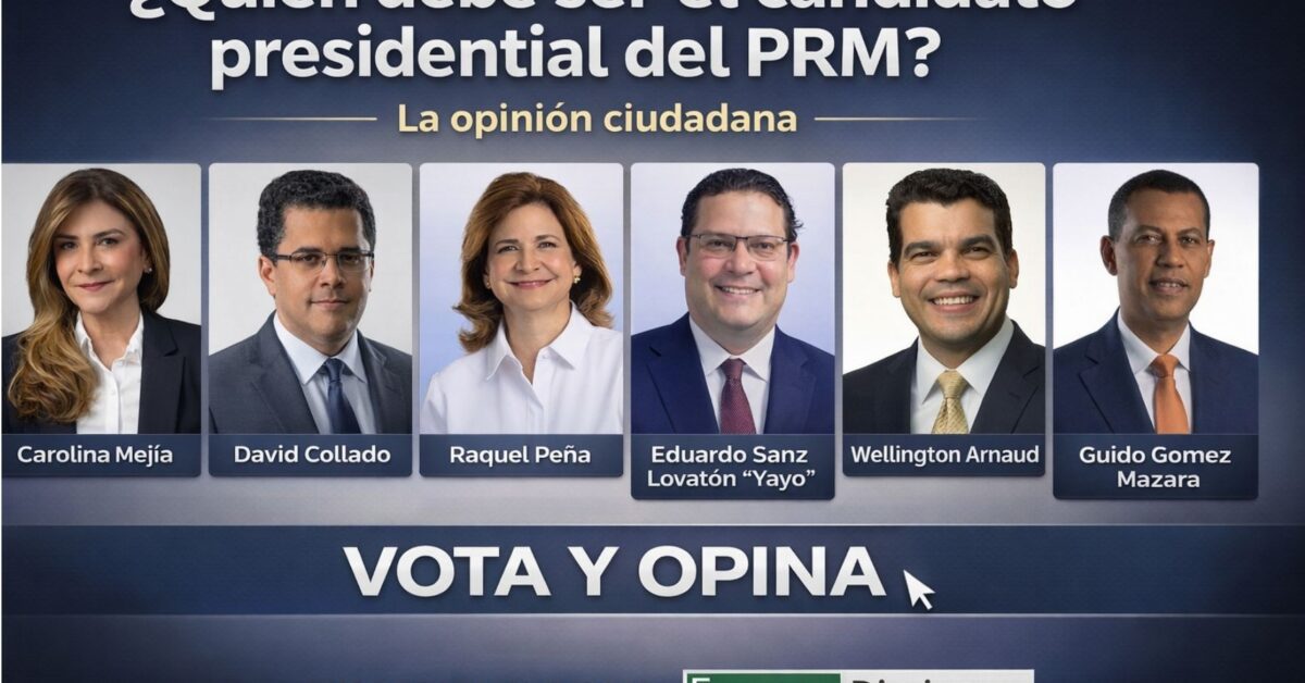 ¿Quién debería encabezar la boleta presidencial del PRM?