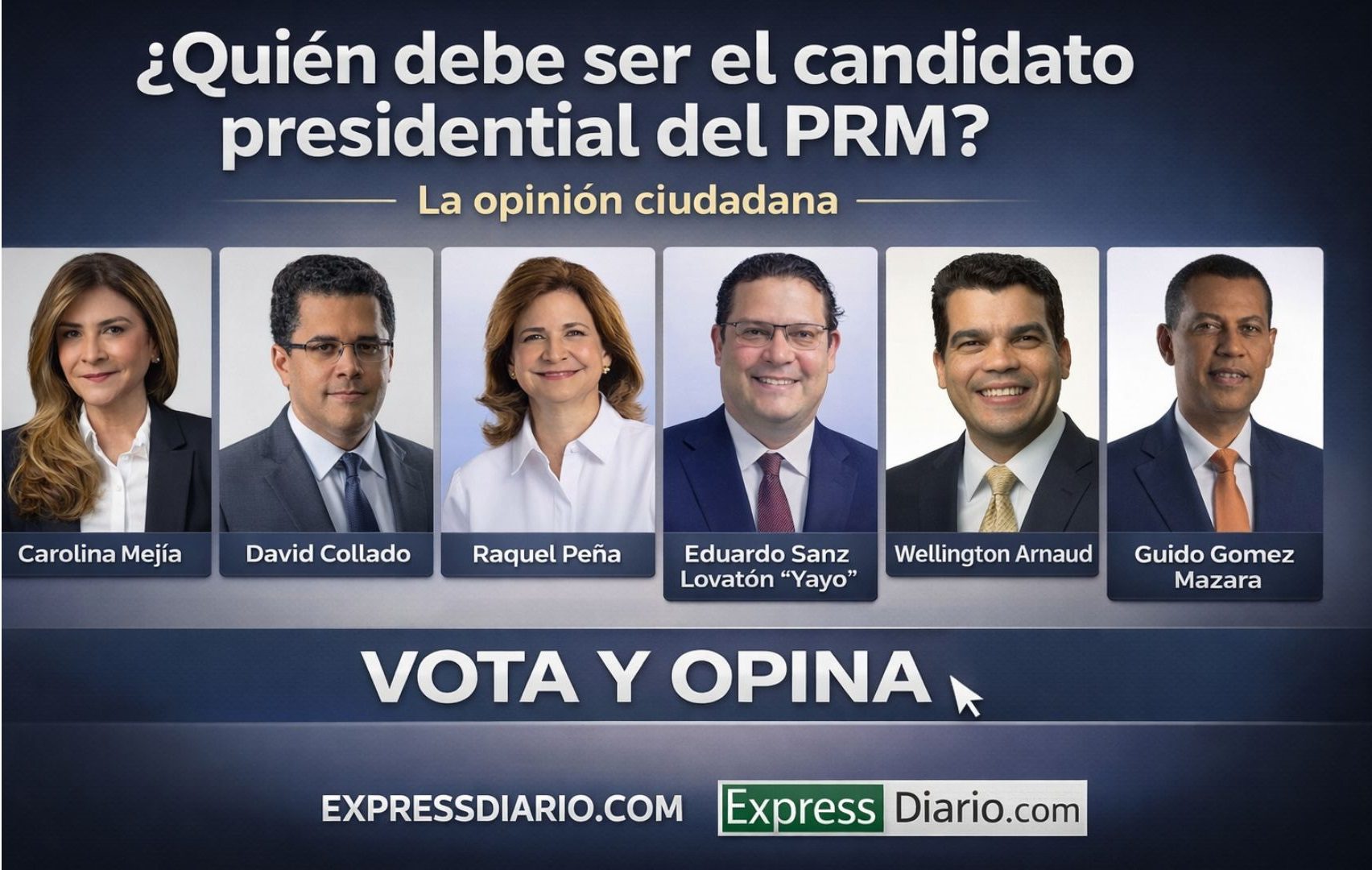¿Quién debería encabezar la boleta presidencial del PRM?