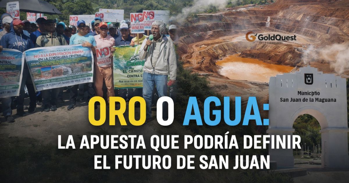 ORO O AGUA: LA APUESTA QUE PODRÍA MARCAR EL FUTURO DE SAN JUAN